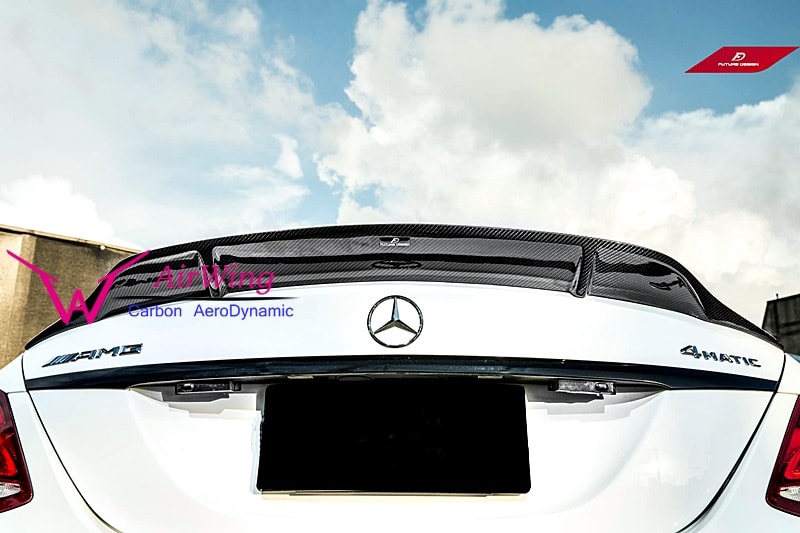 Mercedes-Benz W205 RennTech style carbon trunk spoiler 04